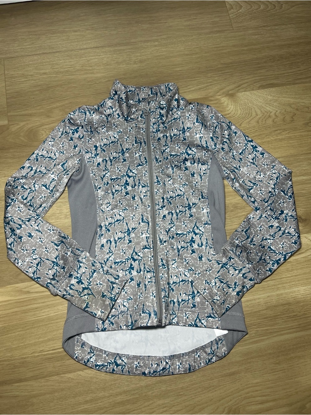 Joe Fresh Floral Zip-Up Sweater